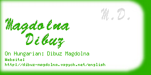 magdolna dibuz business card